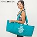 Peace Yoga Yoga Mat Tote Bag - Henna Design