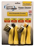 SonicScrubber BPD4 ProDetailer Cleaning Brush, 4-Pack