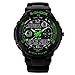 Skmei S Shock Analog and Digital Sports Watch Green Color