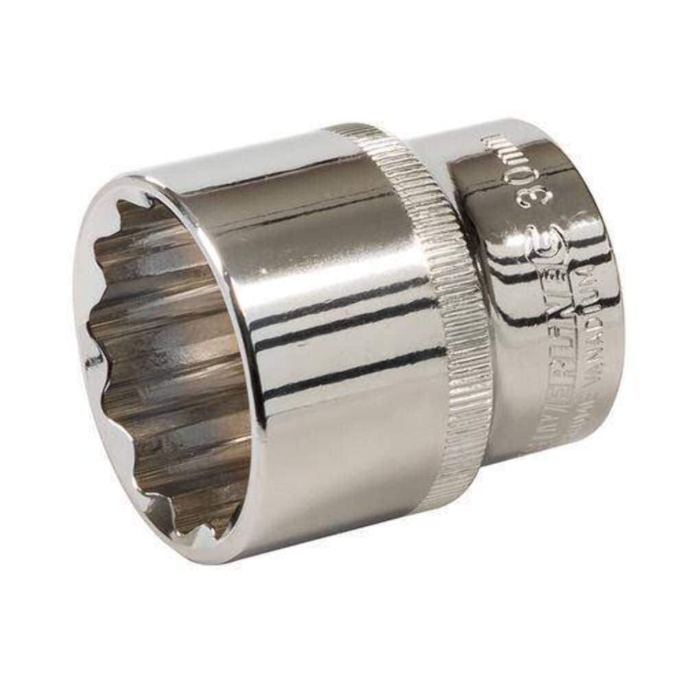 Silverline 736697 Socket 1/2" Drive 12pt Metric 30 mm