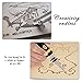 Full Set Wood Burning Kit, Pyrography Pen with LED Indicator Light + Various Wood Embossing/Carving/Soldering Tips +Stencil + Stand + Carrying Case (X)
