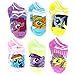 My Little Pony Girls 6 pk No Show Socks (6-8 Girls (Shoe: 10.5-4), MLP Lurex)
