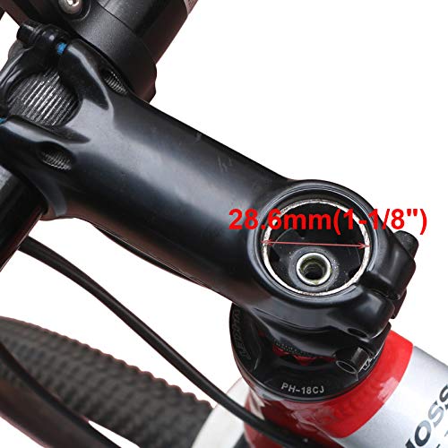 GANOPPER 1 1/8 inch Alumium Road Bike Stem Spacers MTB Headset Spacer with Bicycle Headset Top
