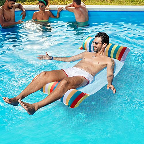 FindUWill Pack Water Swimming Pool Floats Hammock, XL