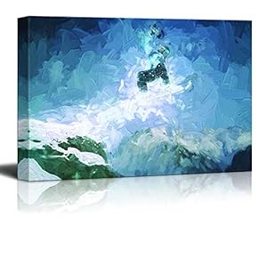 wall26 Canvas Wall Art Snowboarding Pictures Home Wall...