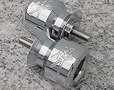 i5 CHROME SWINGARM SPOOLS SLIDERS for Suzuki Hayabusa 1999-2018