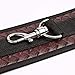 Sovyime Expandable Spreader Bar with Adjustable Straps of Yoga (Silver+Brown-2 Cuffs)
