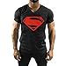 DashX MOS Teefit Fitness Series Cotton Mens V-Neck T-Shirt