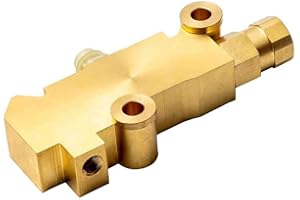 GANGMU TEC Disc/Drum Disc Front Drum Rear Brass Brake Proportioning Valve, Replacement for GM GMC Chevy and Ford street rod, classic trucks, and muscle cars 172-1353 172-1361 (PV4)