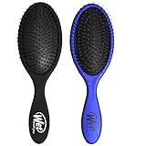 Wet Brush Collection Metallic, Black and Blue, 2 Piece