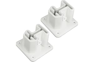 2 Pcs Pool Ladder Flanges Pool Repair Component, Heavy Duty Swimming Pool Ladder Replacement Part Resin Nonslip Texture for G