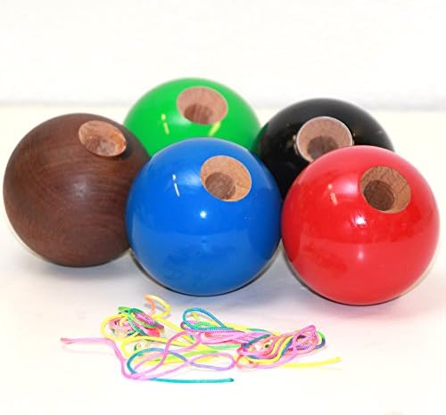 Kotaro Kendama Replacement Balls Only - 5 Balls with String
