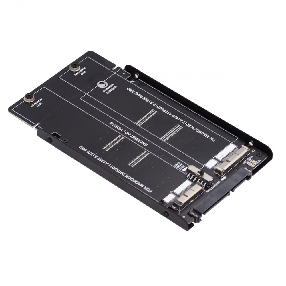 CY 2.5inch SATA 22Pin to 2010 2011 2012 Mac Air Pro Retina SSD 12+6Pin 17+7Pin A1425 A1398 MC975 MC976 Case Enclosure, SA-072-HX