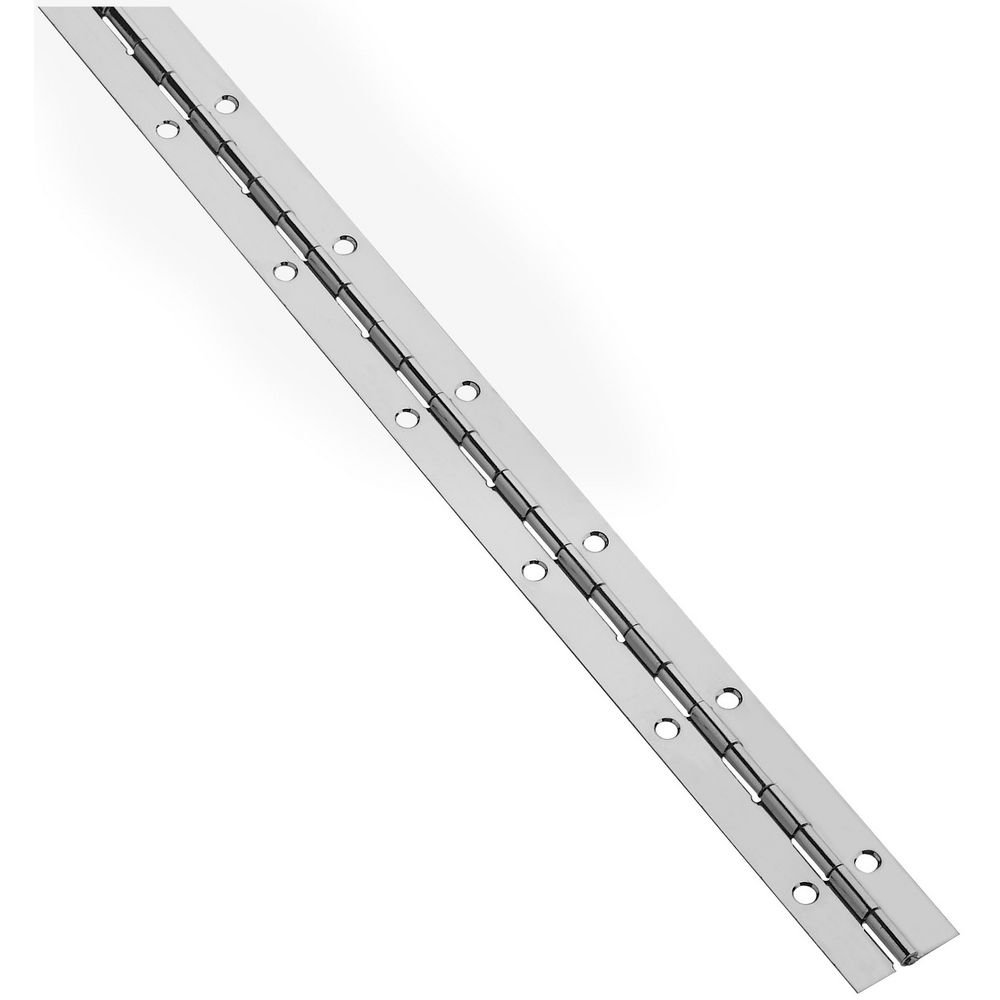 National Hardware N148-379 V570 Continuous Hinge in Nickel Bent in middle