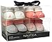 Nautica Baby-Girls Newborn Peaches 4 Pack Booties, Assorted, 0-6 Months