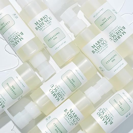 MARIO BADESCU CLEANSING OIL FOR ALL SKIN TYPES | LIGHTWEIGHT 2-IN-1 MAKEUP REMOVER & CLEANSER | FORMULATED WITH NOURISHING OILS | 6 FL OZ