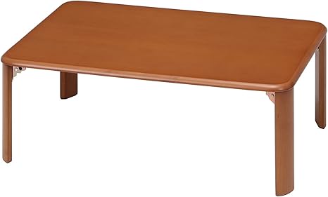 Amazon Co Jp 不二貿易 折りたたみ ローテーブル キャメル 幅90cm ホーム キッチン
