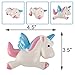 Anboor 4.5 Inches Slow Rising Squishies Unicorn Pegasus Kawaii Scented Soft Squishies Dream Color Animal Toys