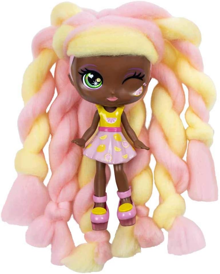 Bizak Candy Locks Deluxe Lacey Lemonade Doll 61921972, Multicoloured, 18 centimeters - Image 4