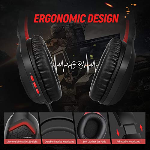 SOMIC Stereo Gaming Headset for Xbox one, PS4, PS5, PC, Phone 3.5mm