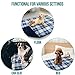 PetAmi Deluxe Dog Blanket for Large Dogs | Sherpa Fleece Pet Throw Blanket for Couch Sofa Bed | Soft Durable Reversible Furniture Protector for Medium Dog Cat Puppy – 80×60 Plaid Navythumb 4