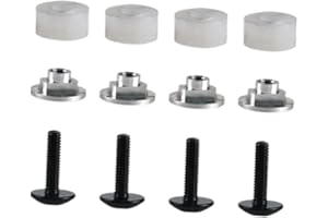 kowaku Ice Hockey Visor Hardware Kit Visor Spacers Screws Washers Professional Replacement Easy to Install Nuts Hardwares M4 