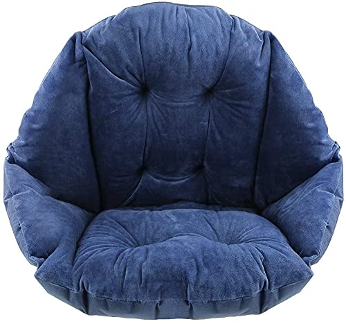 Moonlove Soft Fluffy Crown Chair Seat Cushion Office Home Princess Couch Armchair Seat Pad Cushion Cute Warm Cozy Sofa Back Hip Support Pillow