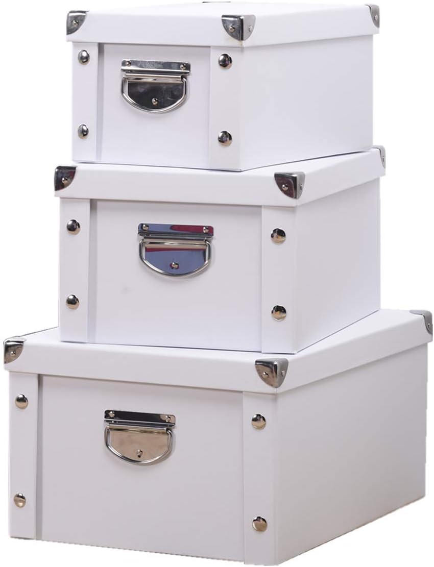 MMYOMI Collapsible Storage Box Cubes Organizer Boxes Containers Drawers