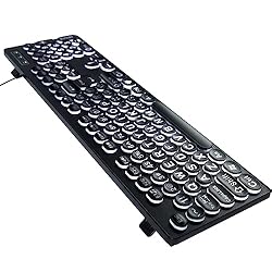 MCSaite Wired Backlit USB Keyboard - 104 Keys