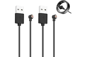 Xininyia [2-Pack] Smart Ring Charger Cable, for YoR by Letsfit, COLMI, Mingdaln, Lifebee Smart Ring Magnetic Charging Cable