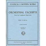 Orchestral Excerpts, Volume 3 - Viola - edited by Joseph Vieland - International Music Company