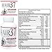 Hair Vitamins for Faster Hair Growth Advanced Hair Formula 37