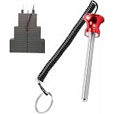 BuRuiJi Universal Magnetic Weight Stack Pin with Pull Rope - Gym Pin for Weight Stack Machines | Commercial &amp; Home Gym Accessories | Replacement Weight Pins for Strength Training Equipment