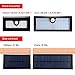 Hallomall 1000Lumens Max USB Solar Light, Upgraded 46LED Solar Outdoor Motion Sensor lights, Larger Waterproof Solar Powered Wireless Exterior Security Lights Outdoor Spotlights Wall Lights