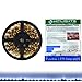 HitLights LED Strip Lights Cool White SMD 300LED 16.4FT 3528 LED Light Strip 5000K 12V DC Tape Lights for Home Kitchen Party Under Cabinet and More