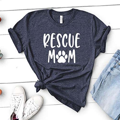 Rescue Mom Funny Gift for Dog Mommy, Dog Pet Adoption