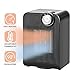VIVREAL 90° Oscillating Space Heater, 1s Instant Warm Portable Ceramic Heater with 1500W/650W Adjustable Thermostat, Tip-Over & Overheat Protection, for Indoor Use (Home/Floor/Desk/Office)