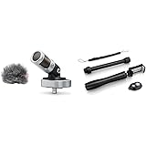 Shure MV88 iOS Digital Stereo Condenser Microphone for Iphone-Ipad-Ipod with AMV88 Rycote Windjammer and iKlip Grip Multi-functional Stand
