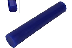 PMC SUPPLIES LLC Wax Ring Tube - Blue Large Round Medium-Hard Carvable Jewelry Ring Making Lost Wax Casting (RS-3)