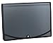 2 Pack - DecoBros Poly Expanding File Folder 13 Pockets, Letter Size, Black/Gray