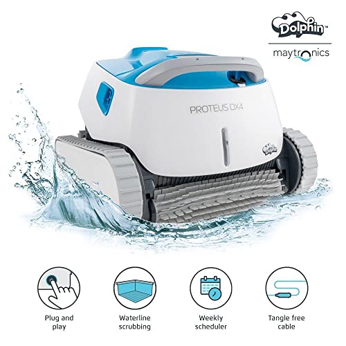 Dolphin Proteus DX4 Automatic Robotic Pool Cleaner with Exceptional