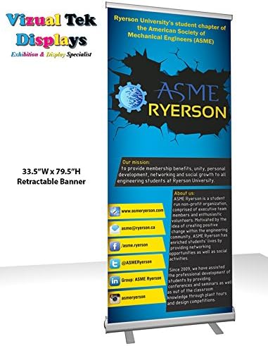 Amazon Com Fantastic Displays 33 Retractable Banner Stand