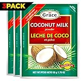 Grace Dry Coconut Milk Powder with eBook, Pack of 3