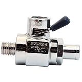 EZ-124(10mm-1.25) EZ Oil Drain Valve with removable Straight Hose End(H-001) Combo