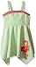 Rare Editions Girls' Lime Check Seersucker Dress With Flamingo Applique