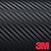 3M Di-Noc Carbon Fiber Matte Black Vinyl Car Wrap Film Sheet Roll - CA421-1ft x 4ft (4 sq/ft) (12