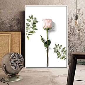 Floating Framed Canvas Wall Art for Living Room, Bedroom Flowers Canvas Prints for Home Decoration Ready to Hang - 16x24 inches