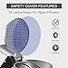 VIVOHOME Electric Ice Crusher Shaver Snow Cone Maker Machine Blue 143lbs/hr for Home and Commerical Use