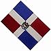 Dominican Republic Flag Embroidered Emblem Caribbean Iron On Sew On National Patch