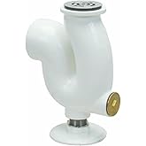 PROFLO PF002 2" Cast Iron Trap Standard for Service Sink - Polished Chrome